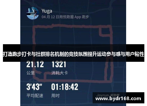 打造跑步打卡与社群排名机制的竞技氛围提升运动参与感与用户粘性